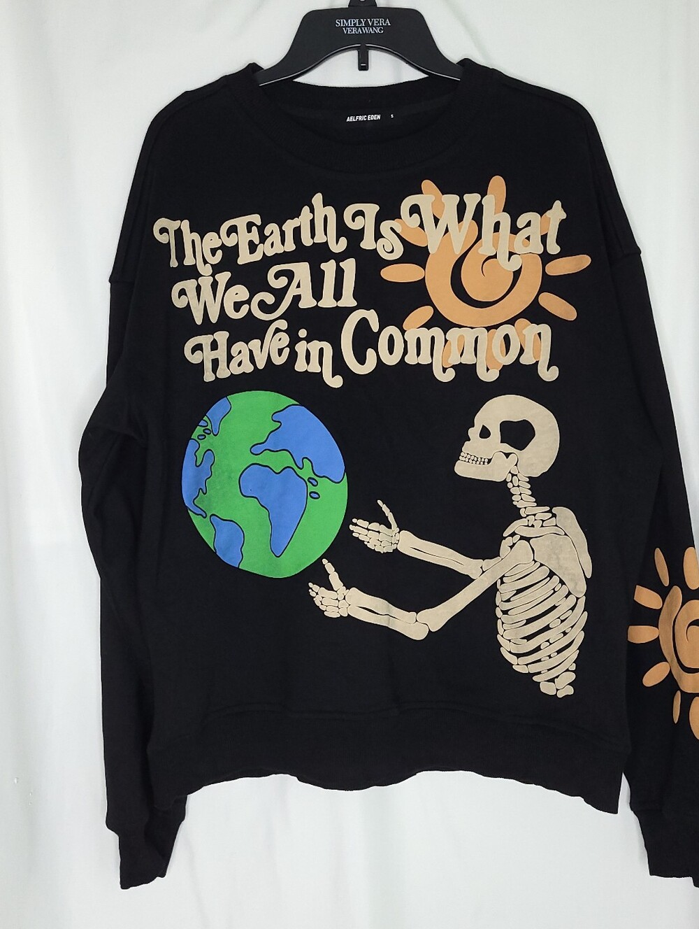 AELFRIC EDEN, "The Earth Is What We All Have In Common," Men's Sweatshirt SMALL